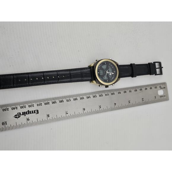 New Multifunction MDC Bronze Case Analog Digital Quartz Mint New Battery - Picture 9 of 12